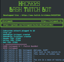 Hacker's Bash Twitch Bot